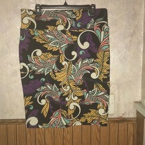 Beautiful multi color Lu la roe pencil skirt